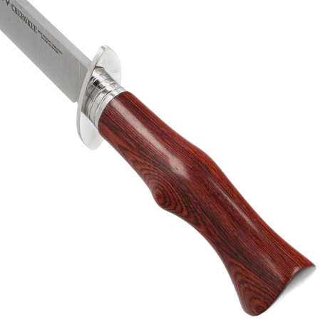 Nóż Muela Cherokee-19R Red Pakka Wood, Satin X50CrMoV15