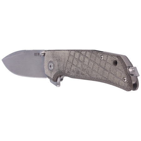 Nóż MKM Maximo Green Micarta, Stone Washed by Bob Terzuola (MK MM-GCT)