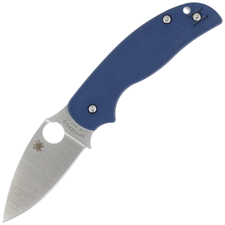 Nóż składany Spyderco Sage 5 Cobalt Blue G10, Satin CPM SPY27 by Sal Glesser (C123GPCBL)