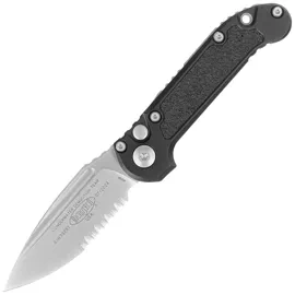 Microtech LUDT Gen III S/E Automatic Knife Black Aluminum, Stonewashed P/S M390MK by Tony Marfione (1135-11)