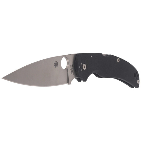 Spyderco Native Chief G10 Black, Satin Plain CPM S30V by Sal, Eric Glesser (C244GP)