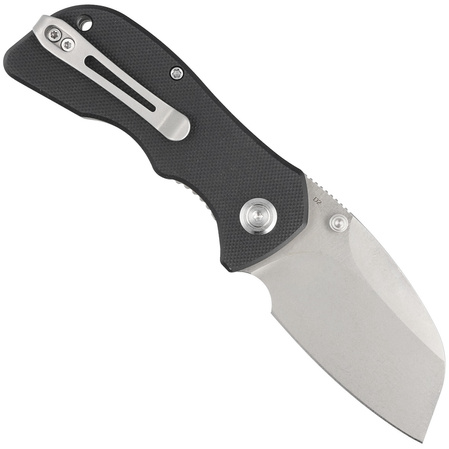 Nóż składany Kubey Karaji Black G10, Bead Blasted D2 (KU180A)