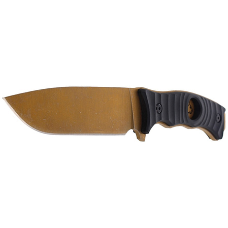 Puma Solingen Hunting Knife Wood, Gold Titanium Coating (326213)