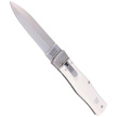 Nóż sprężynowy Mikov Predator White ABS, Mirror (241-NH-1/KP WHITE)