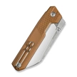 Civivi Hid Knife Brown G10, Satin 14C28N by Ostap Hel (C23008-3)