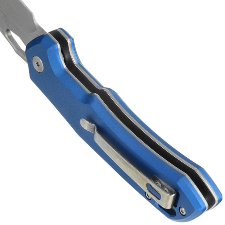 Nóż składany BlackFox Atros Blue Aluminium, Stonewashed VG-10 (BF-770 BL)