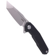 Kubey Carve Nest Knife Black G10, Sandblasted D2 (KB237A)