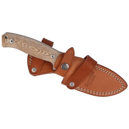 Nóż LionSteel Bushcraft Natural Canvas, Satin M390 by Moletta (M2M CVN)
