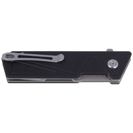 Nóż składany Kubey Avenger Outdoor Black G10, Bead Blasted D2 (KU104A)