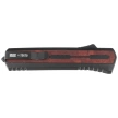 Tekto A7 Zastava D/E Black Aluminum/Red Wood OTF Knife, Black CPM S35VN