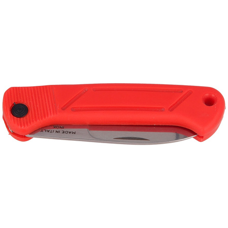 Nóż składany monterski dla elektryka MAC Coltellerie B05E Red FRN, Satin W 1.4028 (MC B05E.R)