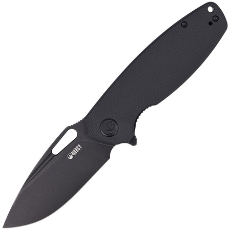 Kubey Knife Tityus, Black G10, Dark Stonewashed D2 (KU322C)