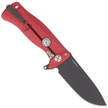 Nóż składany LionSteel SR11A Red Aluminium, Black Sleipner by Molletta (SR11A RB)