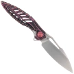 Nóż składany RikeKnife Thor6 Black / Purple Titanium, Satin M390 (RK Thor6-M-BP)