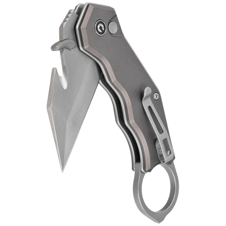Nóż składany karambit Civivi Amaroq Gray Aluminium, Satin Nitro-V by Tony Sentmanat (C24018-1)