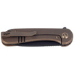 Nóż składany WE Knife Elementum Bronze Titanium, Black Stonewashed CPM S20CV (WE18062X-4)