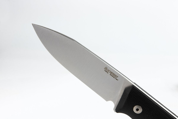 Nóż LionSteel Bushcraft G10 Black, Satin Blade (B35 GBK)
