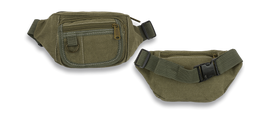 Nerka Barbaric Fanny Pack Green Canvas (34912)