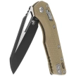 Microtech MSI S/E OD Green Tri-Grip Polymer, Black/Bead Blasted M390MK by Tony Marfione (210T-1PMOD)