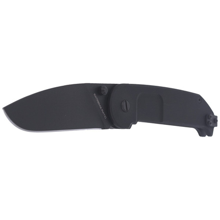 Extrema Ratio BF2 CD Black Aluminum Knife, Black MIL-C N690 (04.1000.0145/BLK)