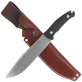 Viper Trail Knife Black Suretouch, Stonewashed N690 by Jens Ansø (VT4066GG)