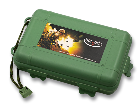 Skrzynka survivalowa Barbaric 180x110x50mm, Green ABS (34162)