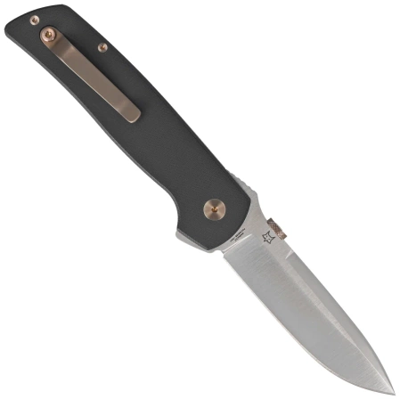 Nóż składany Fox Original Gangster Black Micarta, Satin MagnaCut by Bob Terzuola (FX-ATC-OG01 LMB)