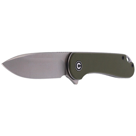 CIVIVI Knife Elementum Flipper OD Green G10, Satin Finish (C907E)