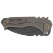 Medford Praetorian T DP ''Old-Shool Bronze'' Titanium, Bronze HW/Clip, Black DLC S45VN by Greg Medford (MK0124PD-36A1-T1C1-BP)