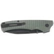 Remette WD107MGB Knife Military Green Micarta, Black Titanium 14C28N