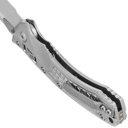 Microtech Marfione Select Amphibian Ram-Lok S/E Knife Stonewashed Frag Pattern Titanium, Stonewashed M390MK by Tony Marfione (137RL-10FRMS1)