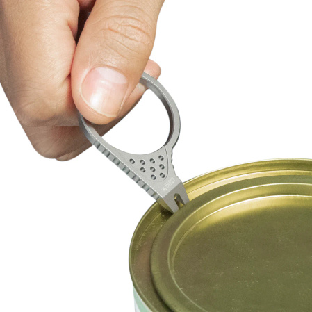 MultiTool Kubey Finger Ring Pry Bar Gray Titanium by Kot Knives (KU410A)