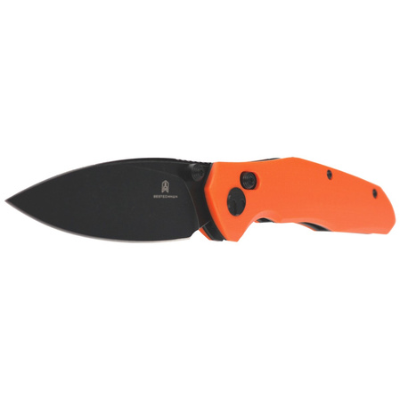 Bestechman Ronan Knife Orange G10, Black Titanized Stonewashed 14CN28N (BMK02H)