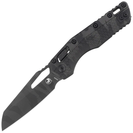 Nóż składany Microtech MSI S/E Ram-Lok Midnight Tiger Camo Tri-Grip Polymer, Midnight Tiger Camo M390MK by Tony Marfione (210T-1PMMTC-X8Z4)
