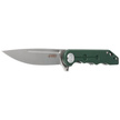 Kubey Knife Mizo Green G10, Bead Blast AUS-10 by Tiguass (KU312F)