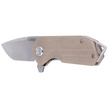 Nóż Kubey Knife Campe, Khaki G10, Bead Blasted D2 (KU203G)