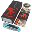 Microtech LUDT Gen III S/E Automatic Knife Turquoise Aluminum, Stonewashed P/S M390MK by Tony Marfione (1135-11TQ)