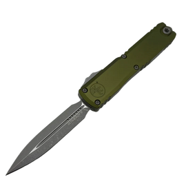 Microtech Ultratech Gen IV D/E OTF Knife OD Green Aluminum, Apocalyptic M390MK by Tony Marfione (11224-10APOD)