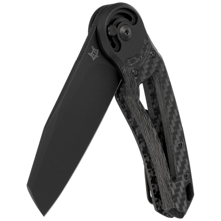 Nóż składany Fox Metamorphosis Black 3K Carbon Fiber, Black PVD M390 (FX-556-A4)