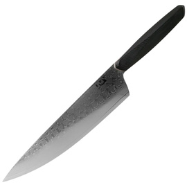 Nóż kuchenny Xin Cutlery XinCore 8.5'' Chef, Black G10, Mirror Polished Damascus 67 warstw (XC126)