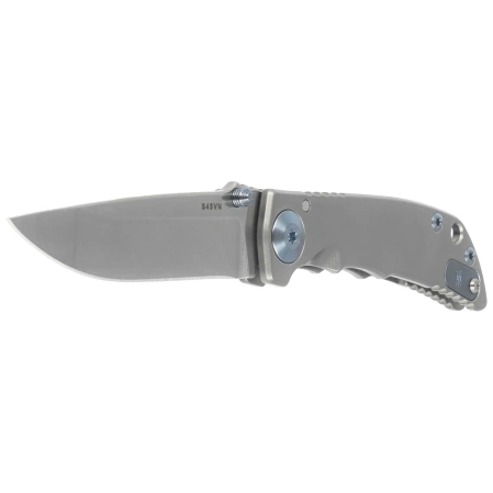 Nóż składany Spartan Blades Harsey Folder 3.25 Gray Titanium, Blue HW, Stonewashed CPM S45VN by William W. Harsey (SF10SWBL)