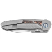 Nóż składany Remette Kestrel Gray Titanium/Copper Foil Carbon Fiber, Satin CPM S35VN (RTPO-C)