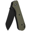 Civivi Crabby Knife OD Green G10, Black Stonewashed 14C28N by Ken Onion Jr. (C24055-1)