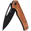 Nóż składany Sencut Mims Guibourtia Wood, Black Stonewashed 9Cr18MoVS (S21013-4)