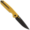 Nóż składany Bestechman Velix Yellow G10, Black PVD 14C28N by Ostap Hel (BMK07E)