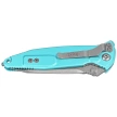 Microtech Socom Elite T/E Knife Turquoise Aluminum, Stonewashed M390 by Tony Marfione (161-10TQ)