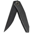 Nóż składany WE Knife Cybernetic LE No 201/205 Black Etching Pattern Titanium, Black Stonewashed CPM 20CV (WE22033-4)