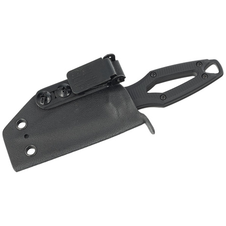 FOX Aka Black G10, Black Top Shield Elmax by Denis Simonutti (FX-553 B)