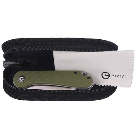 Nóż CIVIVI Elementum Flipper OD Green G10, Satin Finish (C907E)