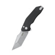 Kubey Yokai Knife Black G10, Stonewashed 14C28N by Damned Designs (KU392A)